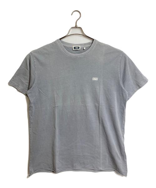 KITH（キス）KITH (キス) ロゴTシャツ　半袖カットソー　Tシャツ　Tee   オーバーサイズ グレー サイズ:XLの古着・服飾アイテム