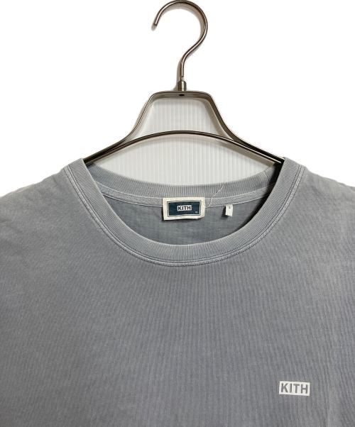 KITH（キス）KITH (キス) ロゴTシャツ　半袖カットソー　Tシャツ　Tee   オーバーサイズ グレー サイズ:XLの古着・服飾アイテム