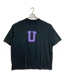 blurhms ROOTSTOCK（ブラームスルーツストック）の古着「Cotton Rayon T  半袖カットソー　Tシャツ　Tee  オーバーサイズ　日本製」｜ブラック