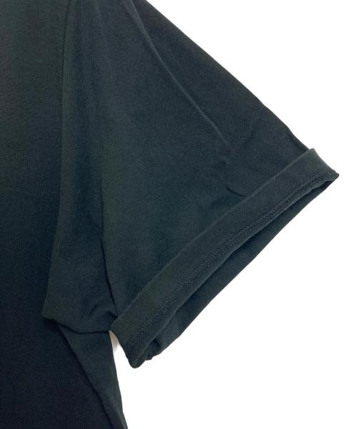 blurhms ROOTSTOCK（ブラームスルーツストック）blurhms ROOTSTOCK (ブラームスルーツストック) Cotton Rayon T  半袖カットソー　Tシャツ　Tee  オーバーサイズ　日本製 ブラック サイズ:実寸参照の古着・服飾アイテム