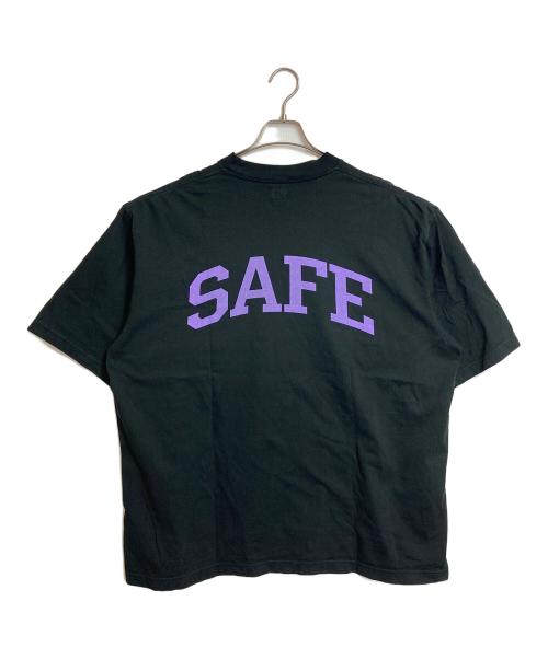 blurhms ROOTSTOCK（ブラームスルーツストック）blurhms ROOTSTOCK (ブラームスルーツストック) Cotton Rayon T  半袖カットソー　Tシャツ　Tee  オーバーサイズ　日本製 ブラック サイズ:実寸参照の古着・服飾アイテム