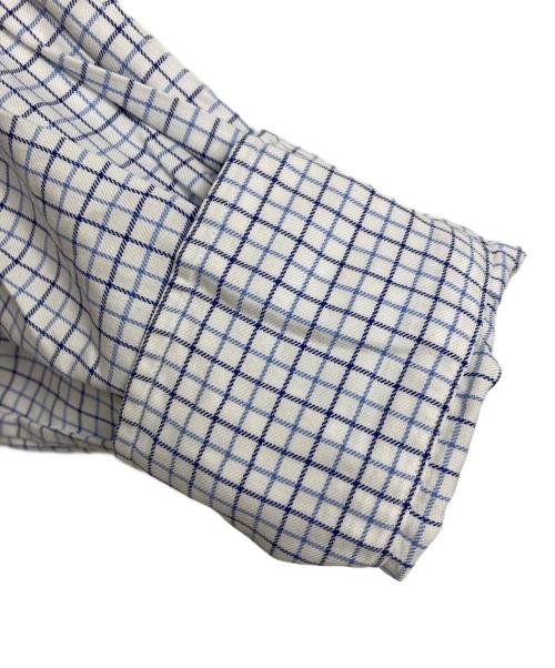 POLO RALPH LAUREN（ポロ・ラルフローレン）POLO RALPH LAUREN (ポロ・ラルフローレン) チェックシャツ　長袖シャツ　オーバーサイズ ブルー×ホワイト サイズ:17 1/2の古着・服飾アイテム