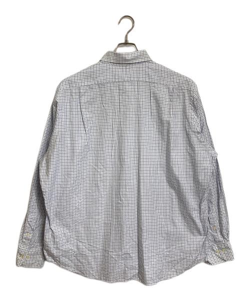 POLO RALPH LAUREN（ポロ・ラルフローレン）POLO RALPH LAUREN (ポロ・ラルフローレン) チェックシャツ　長袖シャツ　オーバーサイズ ブルー×ホワイト サイズ:17 1/2の古着・服飾アイテム