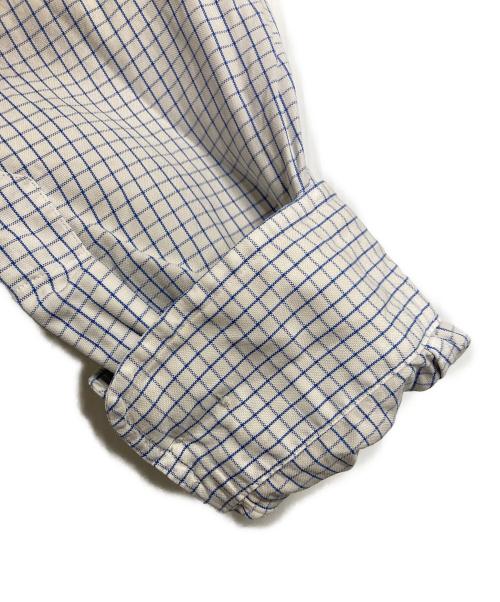 POLO RALPH LAUREN（ポロ・ラルフローレン）POLO RALPH LAUREN (ポロ・ラルフローレン) 【古着】チェックシャツ　長袖シャツ　オーバーサイズ　ポニー刺繍 ホワイト×ブルー サイズ:17 34/35の古着・服飾アイテム