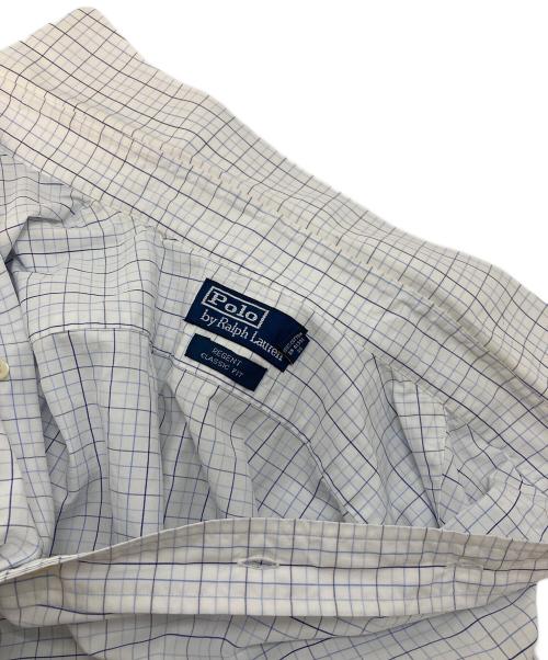 POLO RALPH LAUREN（ポロ・ラルフローレン）POLO RALPH LAUREN (ポロ・ラルフローレン) チェックシャツ　長袖シャツ　オーバーサイズ ホワイト サイズ:16 1/2 36/37の古着・服飾アイテム