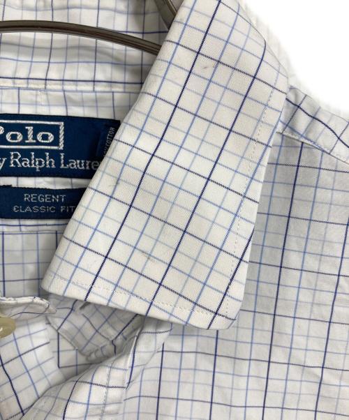 POLO RALPH LAUREN（ポロ・ラルフローレン）POLO RALPH LAUREN (ポロ・ラルフローレン) チェックシャツ　長袖シャツ　オーバーサイズ ホワイト サイズ:16 1/2 36/37の古着・服飾アイテム