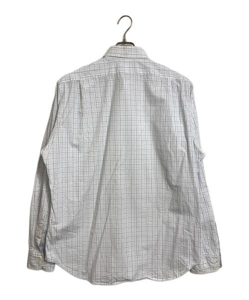POLO RALPH LAUREN（ポロ・ラルフローレン）POLO RALPH LAUREN (ポロ・ラルフローレン) チェックシャツ　長袖シャツ　オーバーサイズ ホワイト サイズ:16 1/2 36/37の古着・服飾アイテム
