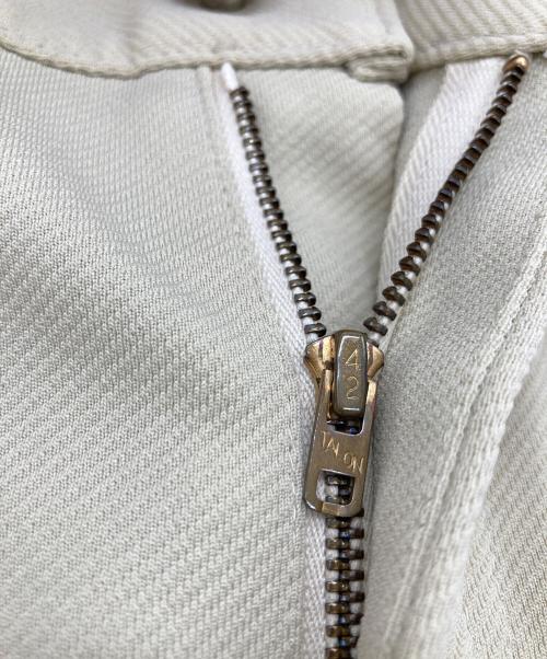 LEE（リー）LEE (リー) 【古着】80’Ｓパンツ　フレアパンツ　ヴィンテージ　80年代　タロンジップ ベージュ サイズ:実寸参照の古着・服飾アイテム