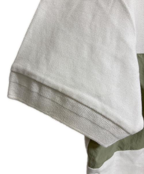 FRED PERRY（フレッドペリー）FRED PERRY (フレッドペリー) ロゴ刺繍ポロシャツ　半袖シャツ ホワイト サイズ:Lの古着・服飾アイテム