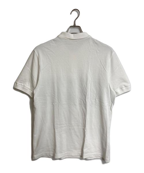 FRED PERRY（フレッドペリー）FRED PERRY (フレッドペリー) ロゴ刺繍ポロシャツ　半袖シャツ ホワイト サイズ:Lの古着・服飾アイテム