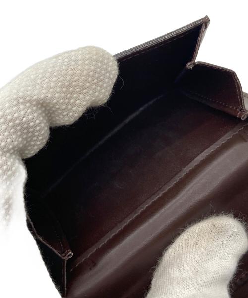 LOUIS VUITTON（ルイ ヴィトン）LOUIS VUITTON (ルイ ヴィトン) エピ 三つ折り財布 ポルトフォイユ エラスティック モカ　ウォレット　ミニウォレット　コンパクト ブラウン サイズ:実寸参照の古着・服飾アイテム