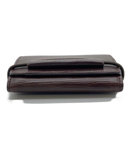 LOUIS VUITTON（ルイ ヴィトン）LOUIS VUITTON (ルイ ヴィトン) エピ 三つ折り財布 ポルトフォイユ エラスティック モカ　ウォレット　ミニウォレット　コンパクト ブラウン サイズ:実寸参照の古着・服飾アイテム