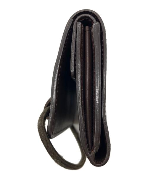 LOUIS VUITTON（ルイ ヴィトン）LOUIS VUITTON (ルイ ヴィトン) エピ 三つ折り財布 ポルトフォイユ エラスティック モカ　ウォレット　ミニウォレット　コンパクト ブラウン サイズ:実寸参照の古着・服飾アイテム