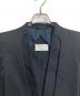 MARTIN MARGIELA (マルタン・マルジェラ) ラペルドッキングサイドカットジャケット ４つタグ　09SS ラペル着脱可 本人期 ここのえ期 ネイビー サイズ:38：26000円