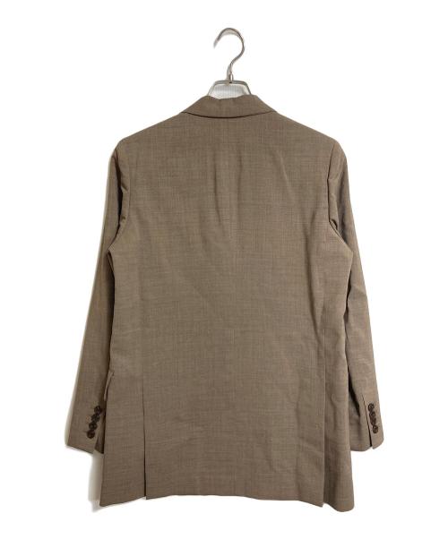 BEAUTY&YOUTH（ビューティーアンドユース）BEAUTY&YOUTH (ビューティーアンドユース) TRADITIONAL サマーウールダブルジャケット　オフィスカジュアル　セレモニー　日本製 ベージュ サイズ:36の古着・服飾アイテム