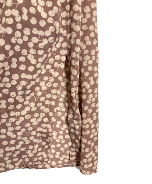 HER LIP TO（ハーリップトゥ）Her lip to (ハーリップトゥ) チェリーパターン ワンピース　ロングワンピース　総柄　さくらんぼ ピンク サイズ:Mの古着・服飾アイテム