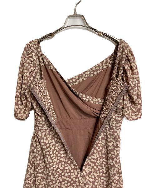 HER LIP TO（ハーリップトゥ）Her lip to (ハーリップトゥ) チェリーパターン ワンピース　ロングワンピース　総柄　さくらんぼ ピンク サイズ:Mの古着・服飾アイテム