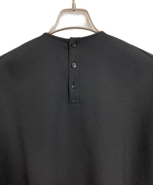 tricot COMME des GARCONS（トリココムデギャルソン）tricot COMME des GARCONS (トリココムデギャルソン) ウールフリルワンピース　ロングワンピース　フレアワンピース　半袖ワンピース ブラック サイズ:Mの古着・服飾アイテム