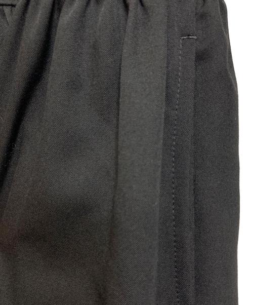 tricot COMME des GARCONS（トリココムデギャルソン）tricot COMME des GARCONS (トリココムデギャルソン) ウールフリルワンピース　ロングワンピース　フレアワンピース　半袖ワンピース ブラック サイズ:Mの古着・服飾アイテム
