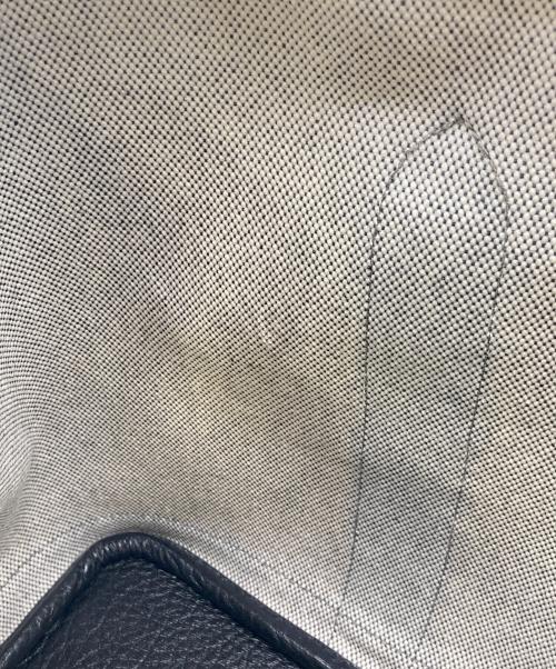 HERMES（エルメス）HERMES (エルメス) ハンドバッグ　ガーデンパーティPM J□J刻印 ホワイト×ブラック サイズ:実寸参照の古着・服飾アイテム