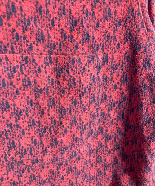 BRENT（ブレント）BRENT (ブレント) 【古着】60’Ｓプリントネルシャツ スキッパー　長袖シャツ　60年代　総柄 レッド サイズ:M-15-15 1/2の古着・服飾アイテム