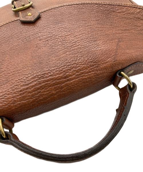 MULBERRY（マルベリー）MULBERRY (マルベリー) 【OLD】レザーブリーフケース　ビジネスバッグ　イングランド製 ブラウン サイズ:実寸参照の古着・服飾アイテム