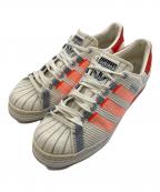 adidas×CRAIG GREENアディダス×クレイグ グリーン）の古着「Superstar スーパースター　カジュアルシューズ」｜ホワイト×レッド