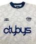 UMBRO (アンブロ) CITY BOYS FC (シティボーイズ エフシー) 417別注 game shirt  ゲームシャツ　プリントTシャツ グレー×ネイビー サイズ:S：4500円