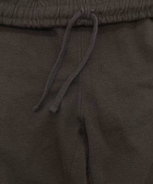 thisisneverthat（ディスイズネバーザット）thisisneverthat (ディスイズネバーザット) スウェットカーゴパンツ　スウェットパンツ　ワイドパンツ　 ブラック サイズ:Sの古着・服飾アイテム