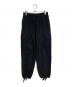 thisisneverthat（ディスイズネバーザット）の古着「スウェットカーゴパンツ　スウェットパンツ　ワイドパンツ　」｜ブラック