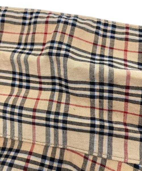 AiE（エーアイイー）AiE (エーアイイー) Painter shirt Cotton Plaid ペインターシャツ　長袖シャツ　チェックシャツ　USA製　オーバーサイズ ベージュ サイズ:Sの古着・服飾アイテム