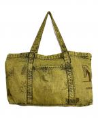 FUCKING AWESOMEファッキンオーサム）の古着「イエロープリントトートバッグ　コットントートバッグ」｜イエロー