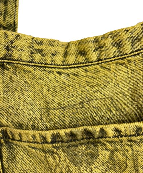 FUCKING AWESOME（ファッキンオーサム）FUCKING AWESOME (ファッキンオーサム) イエロープリントトートバッグ　コットントートバッグ イエロー サイズ:実寸参照の古着・服飾アイテム