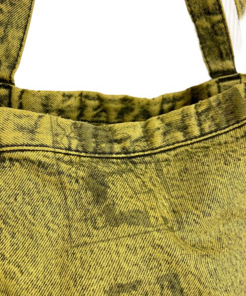 FUCKING AWESOME（ファッキンオーサム）FUCKING AWESOME (ファッキンオーサム) イエロープリントトートバッグ　コットントートバッグ イエロー サイズ:実寸参照の古着・服飾アイテム