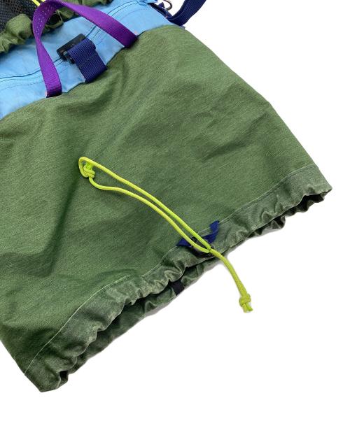 BRAIN DEAD（ブレインデッド）BRAIN DEAD (ブレインデッド) バックパック EQUIPMENT CLIMBING BACKPACK   クライミングバックパック　リュック　通学 スカイブルー×グリーン サイズ:実寸参照の古着・服飾アイテム