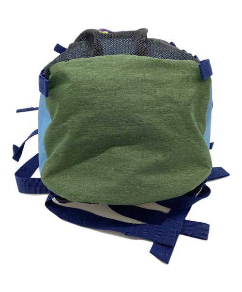 BRAIN DEAD（ブレインデッド）BRAIN DEAD (ブレインデッド) バックパック EQUIPMENT CLIMBING BACKPACK   クライミングバックパック　リュック　通学 スカイブルー×グリーン サイズ:実寸参照の古着・服飾アイテム