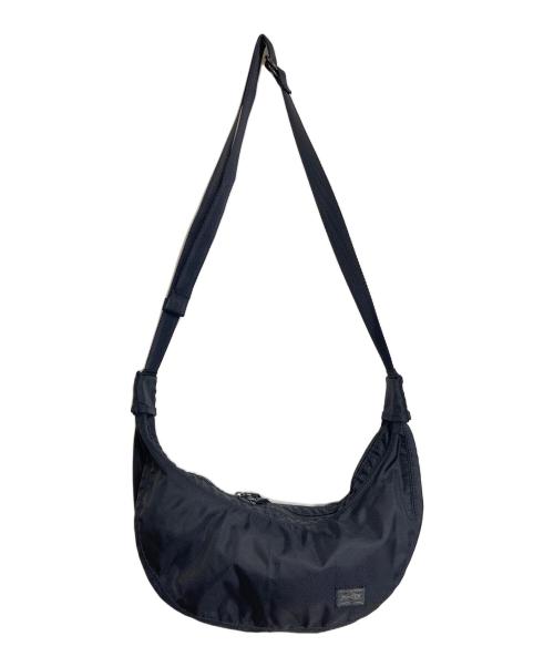 PORTER（ポーター）PORTER (ポーター) ROUND SHOULDER BAG(S)  ラウンドショルダーバッグ   日本製 ブラック サイズ:実寸参照の古着・服飾アイテム