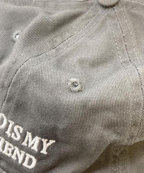 idea books（アイディアブックス）idea books (アイディアブックス) TECHNOIS MY BOY FRIEND CAP キャップ　テクノワ マイボーイフレンド キャップ グレー サイズ:実寸参照の古着・服飾アイテム