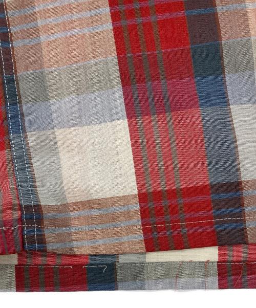 TOWN CRAFT（タウンクラフト）TOWN CRAFT (タウンクラフト) 【古着】60’S 半袖チェックシャツ 開襟シャツ オープンカラーシャツ　60年代 レッド サイズ:Lの古着・服飾アイテム