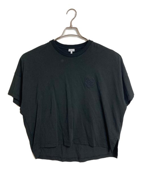 LOEWE（ロエベ）LOEWE (ロエベ) ANAGRAM アナグラム クロップド Tシャツ　半袖カットソー　Tee ブラック サイズ: Sの古着・服飾アイテム