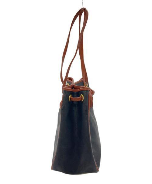 BOTTEGA VENETA（ボッテガベネタ）BOTTEGA VENETA (ボッテガベネタ) ヴィンテージハンドバッグ　トートバッグ　イタリア製 ブラック サイズ:実寸参照の古着・服飾アイテム