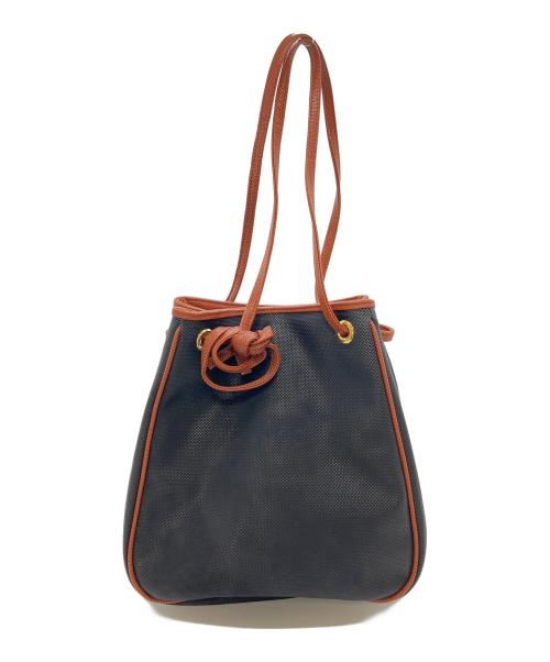 BOTTEGA VENETA（ボッテガベネタ）BOTTEGA VENETA (ボッテガベネタ) ヴィンテージハンドバッグ　トートバッグ　イタリア製 ブラック サイズ:実寸参照の古着・服飾アイテム