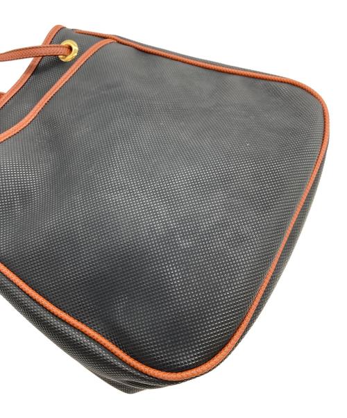 BOTTEGA VENETA（ボッテガベネタ）BOTTEGA VENETA (ボッテガベネタ) ヴィンテージハンドバッグ　トートバッグ　イタリア製 ブラック サイズ:実寸参照の古着・服飾アイテム
