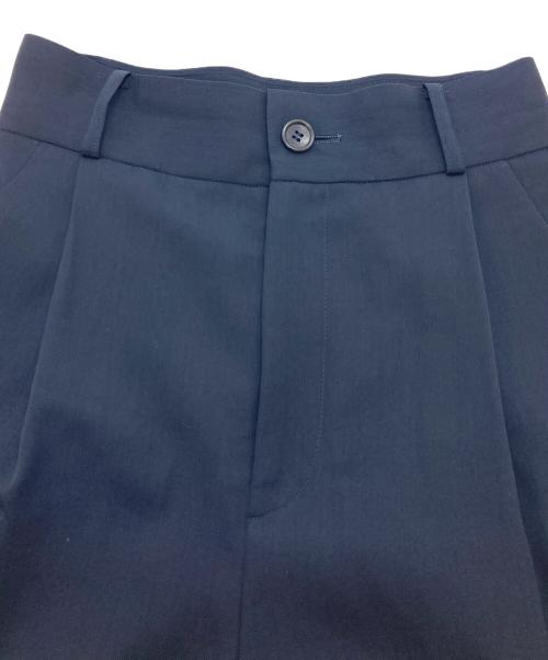 Lisiere（リジェール）Lisiere (リジェール) Wide Pants ワイドパンツ　オフィスカジュアル　セレモニー　日本製 ネイビー サイズ:34の古着・服飾アイテム