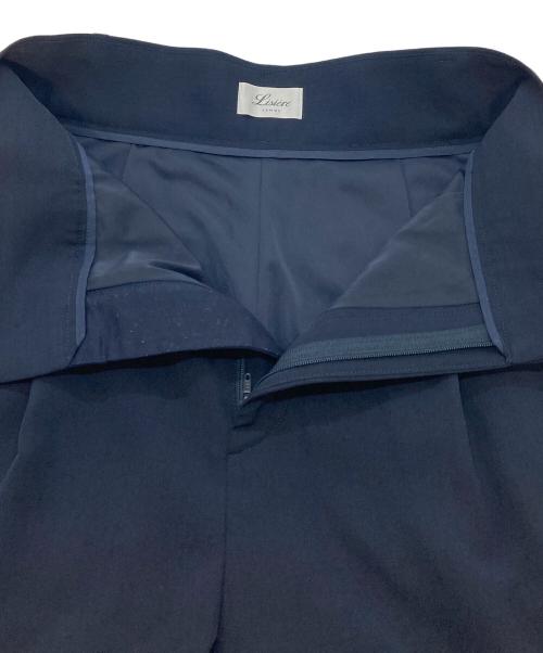 Lisiere（リジェール）Lisiere (リジェール) Wide Pants ワイドパンツ　オフィスカジュアル　セレモニー　日本製 ネイビー サイズ:34の古着・服飾アイテム