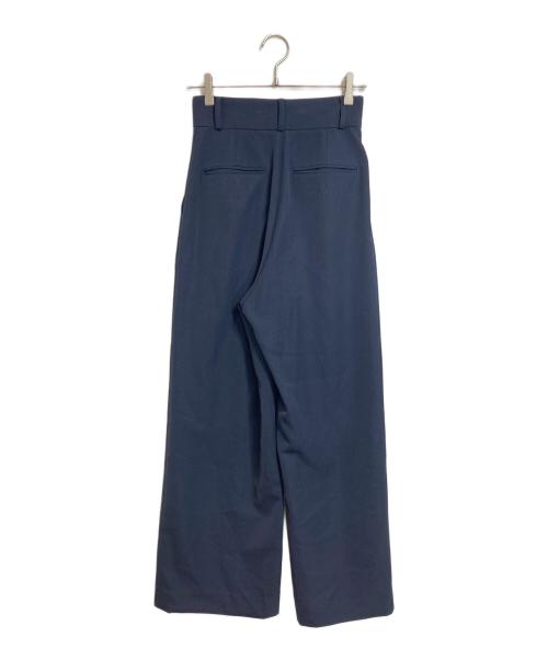 Lisiere（リジェール）Lisiere (リジェール) Wide Pants ワイドパンツ　オフィスカジュアル　セレモニー　日本製 ネイビー サイズ:34の古着・服飾アイテム