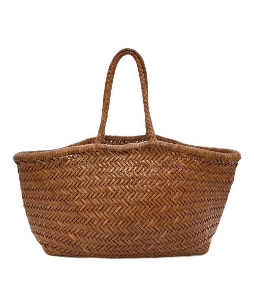 SAINT CHRISTOPHER（セント クリストファー）SAINT CHRISTOPHER (セント クリストファー) ドラゴンディフュージョン トートバッグ　編み上げ ブラウン サイズ:実寸参照の古着・服飾アイテム