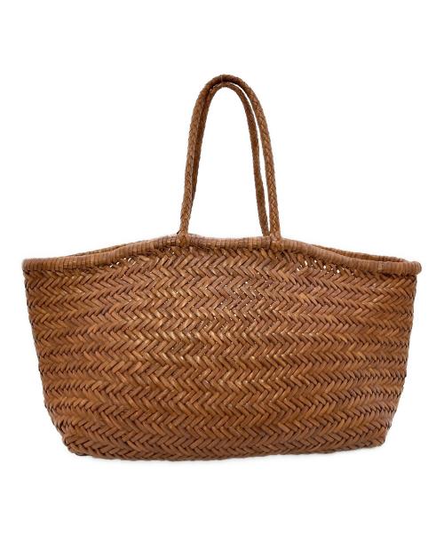 SAINT CHRISTOPHER（セント クリストファー）SAINT CHRISTOPHER (セント クリストファー) ドラゴンディフュージョン トートバッグ　編み上げ ブラウン サイズ:実寸参照の古着・服飾アイテム