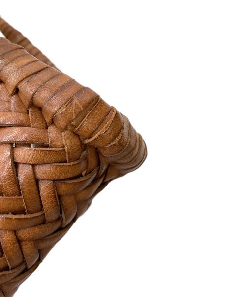 SAINT CHRISTOPHER（セント クリストファー）SAINT CHRISTOPHER (セント クリストファー) ドラゴンディフュージョン トートバッグ　編み上げ ブラウン サイズ:実寸参照の古着・服飾アイテム