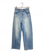 YANUKヤヌーク）の古着「LILITH リリス カットオフ デニム　ジーンズ　日本製」｜ブルー